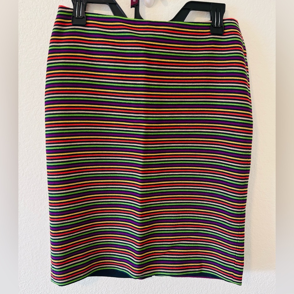 Dopamine Artsy Talbots Multicolor Striped Pencil Skirt – Size 4
